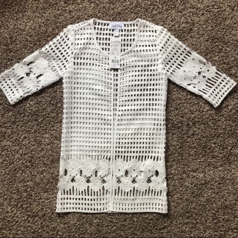 Spring Joseph Ribkoff White Cover Up Pour Dame LDS